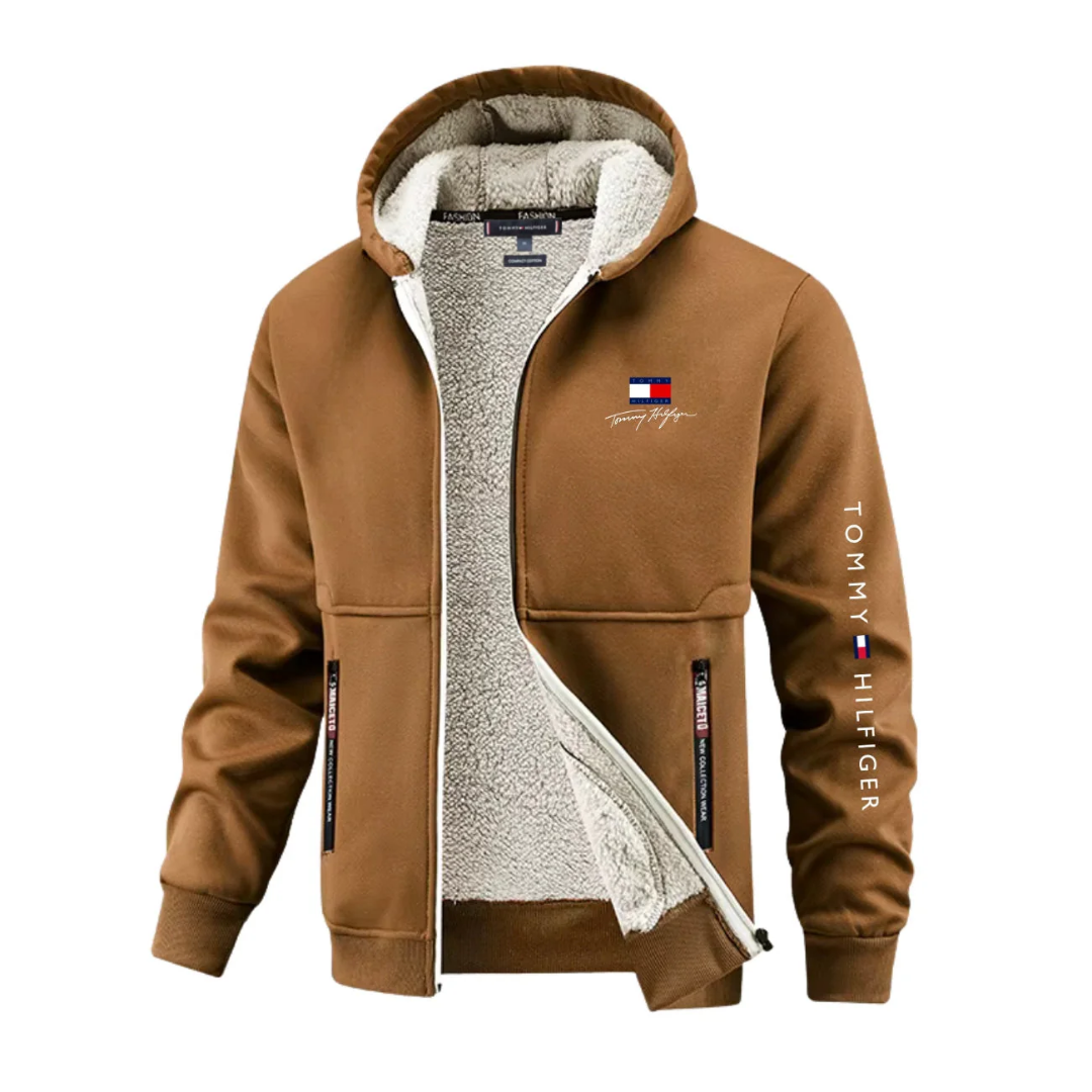 Hřejivá Mikina se Zipem a Kapucí